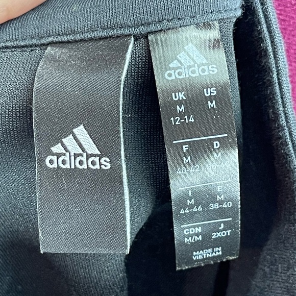 Adidas size medium black quarter zip sweatshirt - Picture 4 of 5